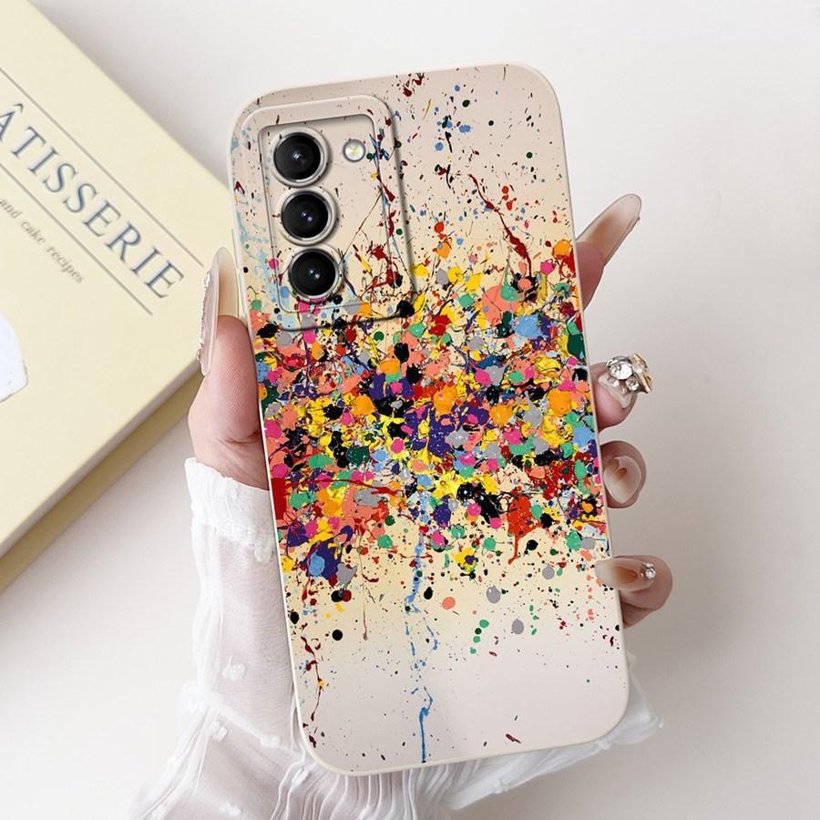 Для Samsung Galaxy S21 FE 5G S21FE Чехол-бампер для телефона Мультяшные Расписной Мягкий Силикон Coque Для Samsung SM-G990B Задняя крышка