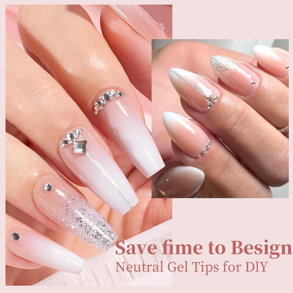 Нейл-арт, накладные ногти, плавные переходы, бесшовные накладные ногти, съемный маникюр, французский маникюр, накладные ногти, наклейка для ногтей