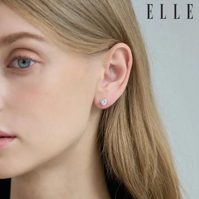 Серьги-кубики с сердцем 14K GF ELGPEE469