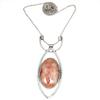 Sunstone Gemstone Mother's Day Ethnic Handmade Silver Jewelry Necklace 20 In