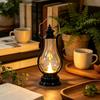Vintage LED Oil Lamp Portable Hangable Battery Operated Electric Lantern for Home Living Room Bedroom Table Centerpiece Holiday