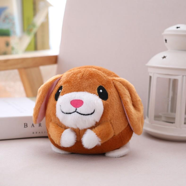 Перезаряжаемая электронная плюшевая игрушка для домашних животных, USB, прыгающий мяч, говорящая интерактивная плюшевая кукла для собак, принадлежности для игрушек