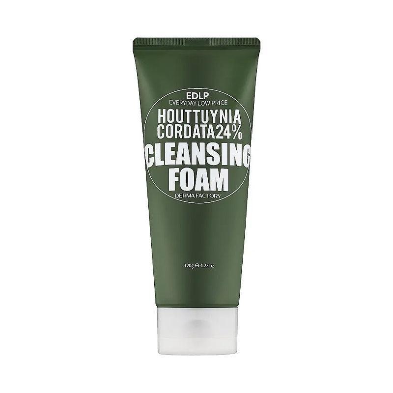 DERMA FACTORY EDLP Houttuynia Cordata 24% Cleansing Foam 120g
