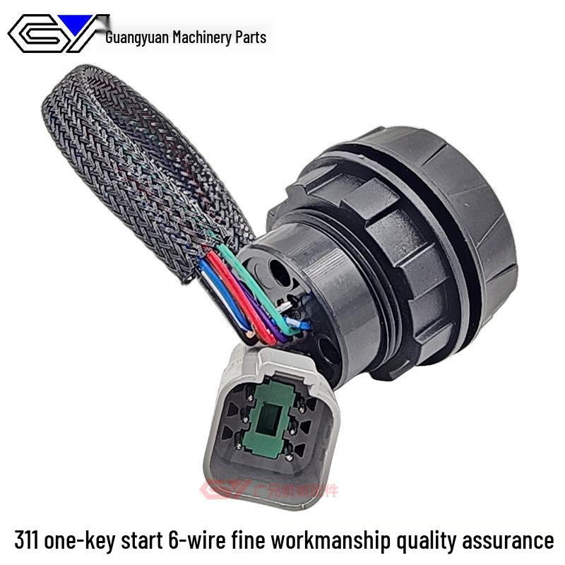 Excavator SY Series Ignition Switch: Models 55-215, One-Key Start