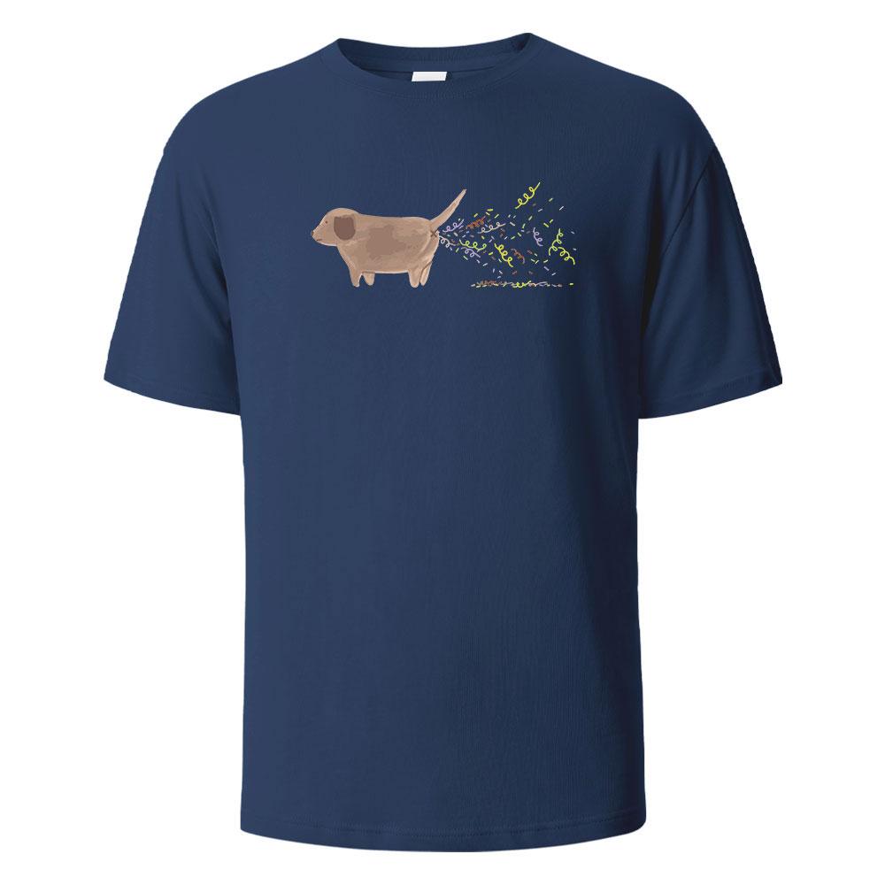 Birthday Dog Print TShirt 100 Cotton Summer Tees For Men Women Oversize Casual Tops