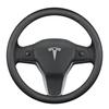 Чехлы на руль Tesla: Натуральная кожа, Нескользящий, Всесезонный, Подходит для Model 3/Y/X/S