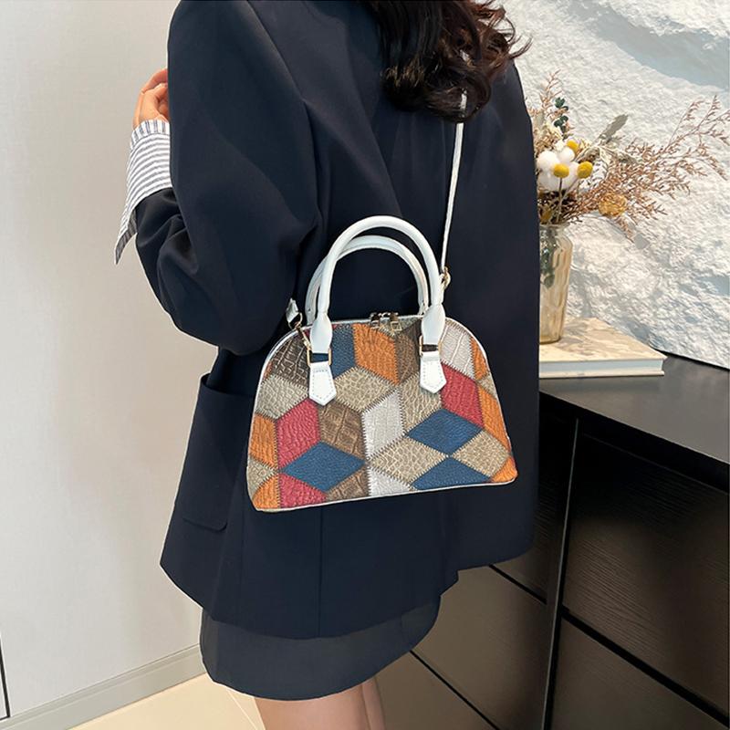 Высококачественные мягкие женские сумки-тоуты из искусственной кожи большой емкости, модные контрастные цветные сумки через плечо, роскошные женские сумки