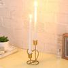 Nordic Romantic Iron Candlestick for Candlelight Dinner, Wedding Decor, and Photo Props