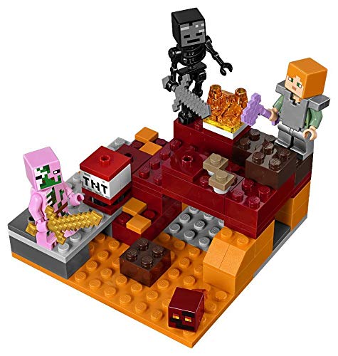 LEGO Minecraft Netherfight 21139 Набор для сборки (84 штуки)