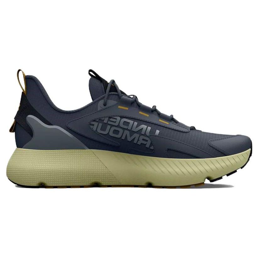 Under Armour HOVR Mega 2 MVMNT Grey Lemon Ice Unisex Sneakers Downpour-Grey Metallic-Harbor-Blue 3026629-400