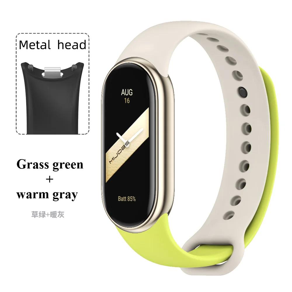 Спортивный силиконовый ремешок для Xiaomi Mi Band 9 NFC Сменный браслет-ремень для Xiaomi Mi Band 8/9/10 Наручный ремешок Аксессуары для умных часов