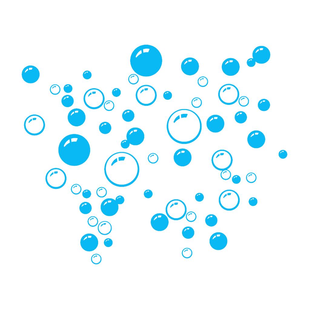 Пузыри Круг Съемные Обои Ванная Комната Окно Стикер Стены Дома DIY ПВХ Наклейки