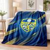 Leeds United Printed Flannel Blanket Warm Comfort Bed Throw For Indoor Home Decoration