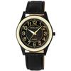 Montre - EXCELLANC - Excellanc - Cadran Noir - Boîtier Doré 40 Mm - Bracelet Simili Cuir 24 Cm