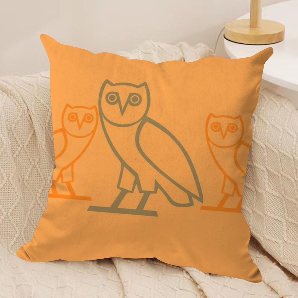 Роскошная наволочка DrakeO-O-OvO O-OWLS, шелковистый короткий плюш, двусторонняя печать, для дивана, для всех сезонов, декор для дома, подарок