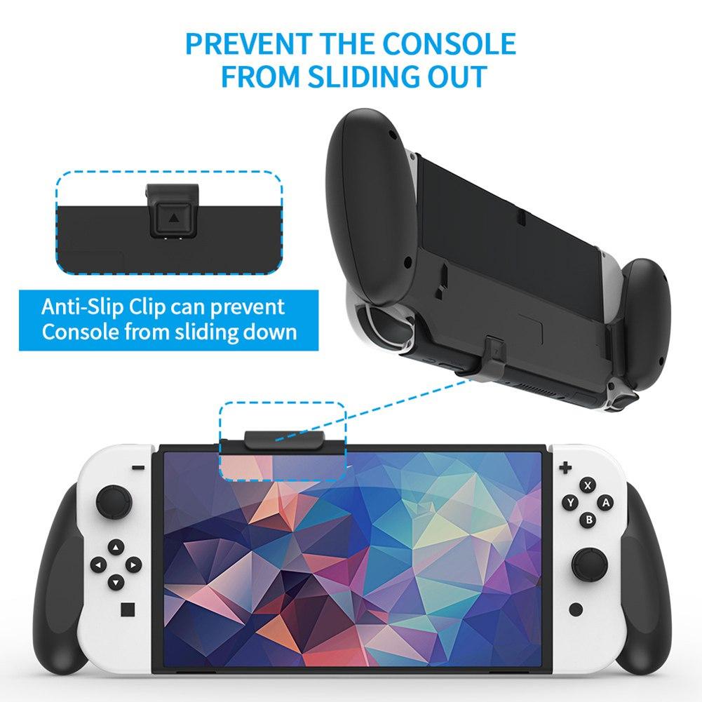 Ручка для геймпада Switch OLED Host, задняя рукоятка, нескользящий защитный чехол для игровых аксессуаров Nintendo Switch OLED