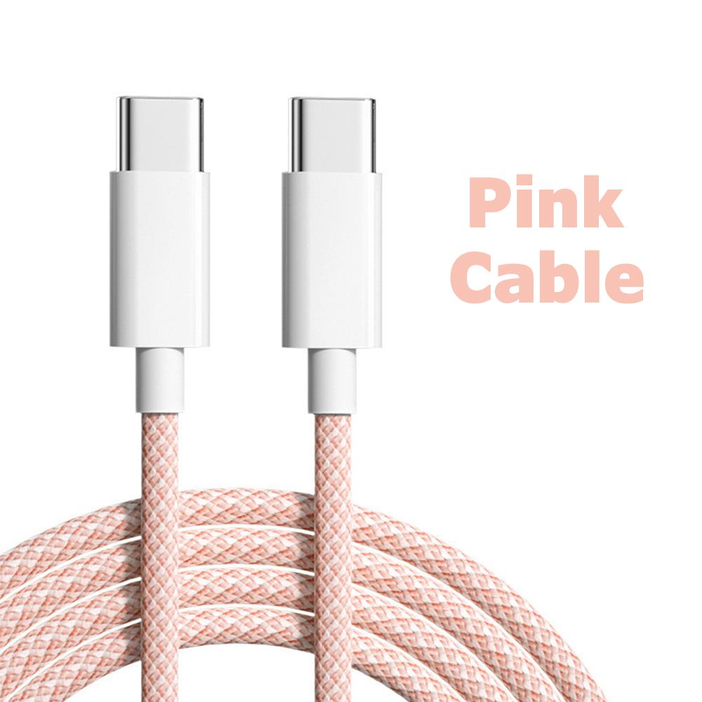 Оригинальный кабель для быстрой зарядки USB-C для Apple iPhone15ProMax 15Pro 15Puls PD 60 Вт USB-C плетеная зарядная линия передачи данных аксессуары для зарядного устройства для iPhone 15