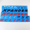 uldf10 Car Front Grill Emblem Rear Trunk Badge Sticker For Mitsubishi Space Star Eclipse Cross ASX Xl Lancer 9 Galant Ralliart Xpander