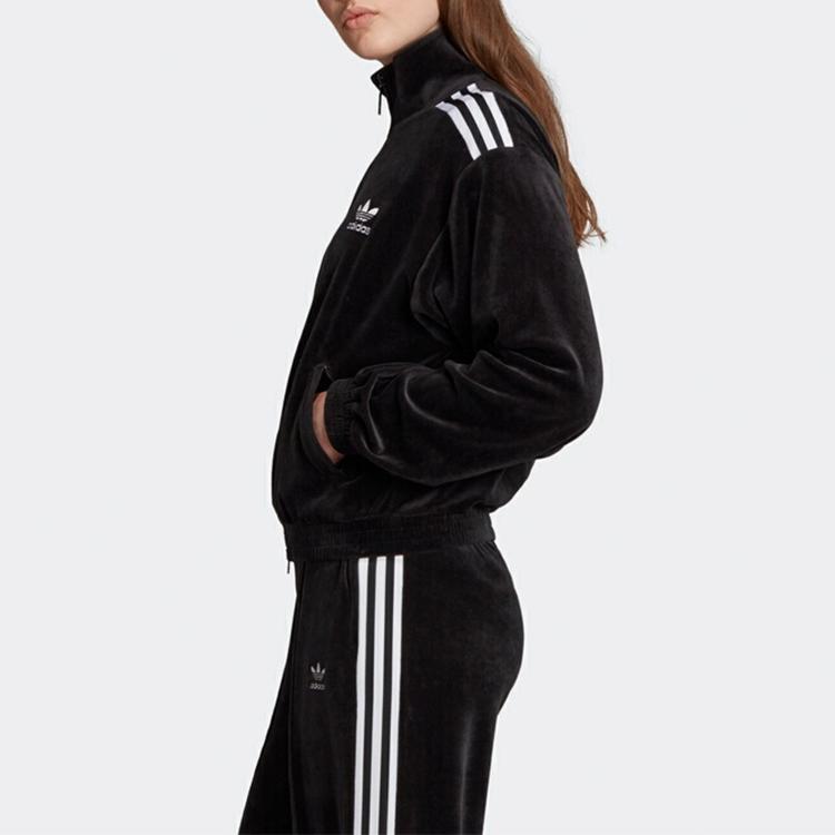 adidas Оригинальные куртки женские черные с воротником-стойкой умеренные другие FL0057
