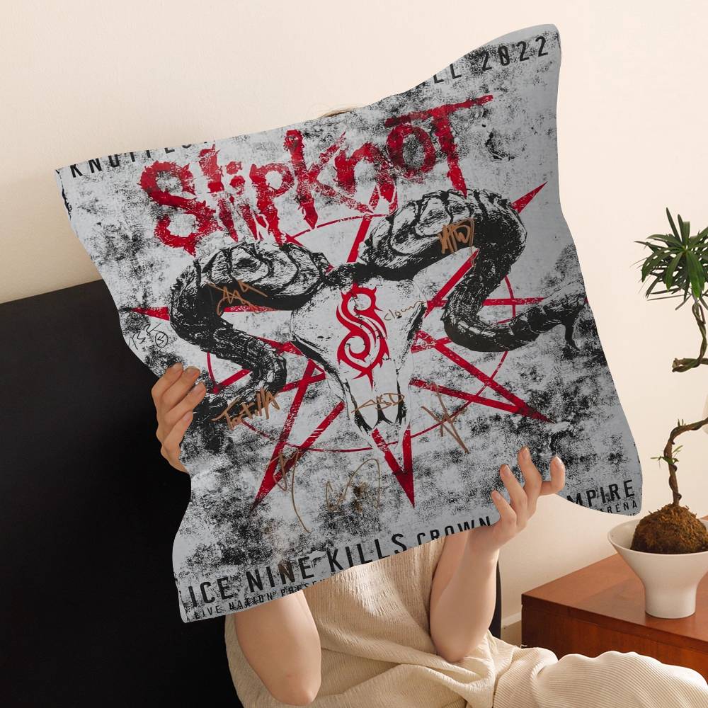 Тяжелый Металл Группа Рэп-Метал Музыка S-Slipknot Наволочка Дизайн Чехол для Подушки Декор Праздничный Декор