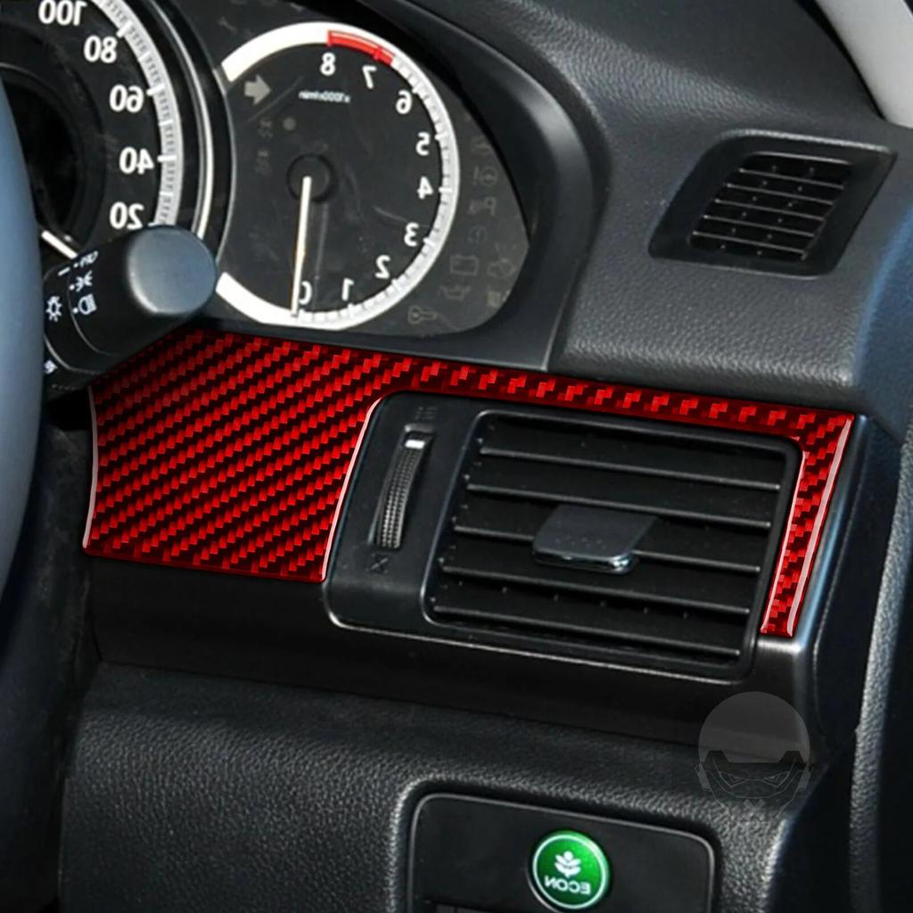 2 шт. для Honda Accord 2014-2017 автомобиля, центральная консоль, декоративная панель, накладка, наклейки, автоаксессуары из углеродного волокна