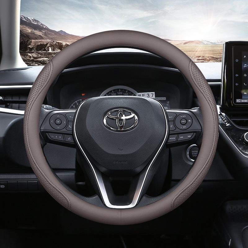 Совместимая с Toyota оплетка рулевого колеса для Frontlander, Corolla, Levin, RAV4, Velanda, Highlander