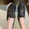Women Fashion Sneaker Summer Sequin Lace Thick Sole  Casual  Mesh Round Head  Shoes