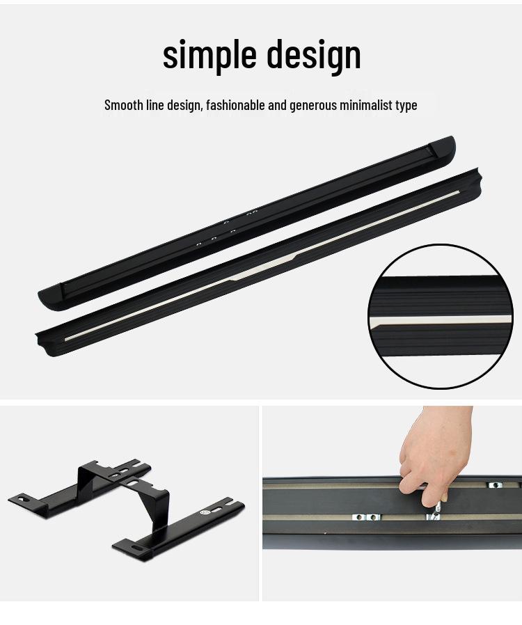 Black Diamond GLB Special Fixed Pedal Side Step for Mercedes-Benz Viano/Vito - One Piece Modification