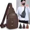 Men's Multifunctional Chest Bag: Fashionable, Portable, and Spacious Shoulder Messenger for Business or Casual Travel.