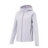 Li Ning Running Series Windproof Water-Repellent Hooded Softshell Jacket Women Jackets Sea-Salt-Purple AFDVG72-2