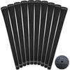 Noyips Golf Set of No Caliber Hibikurasu GOLF Grips, 10, 100% Rubber, Backline, 58, Black,
