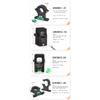 Hall Effect Current Transducer Sensor QNHCK2-16 dc 10A 20A 30A 50A 100A 2.5V±2V 2.5V±0.625V Split core current sensor clamp on