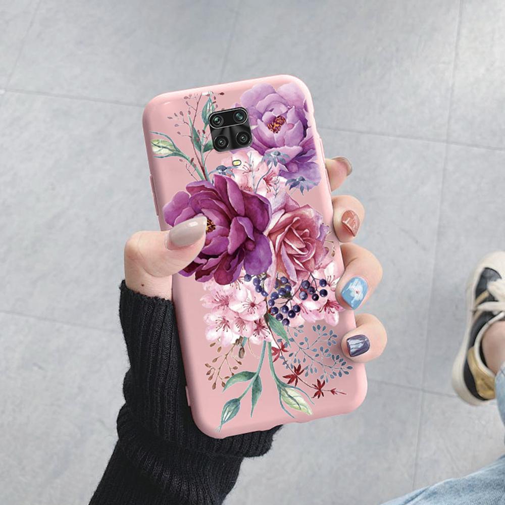 Чехол для телефона с рисунком Роза Маргаритка Сердце Леопард для Xiaomi Redmi Note 9 8 10 11 7 Pro 8T Мягкий Ударопрочный Женский ТПУ Чехол