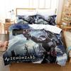 Z-Zenonzard Игра напечатанные Комплекты постельного белья изысканный набор постельных принадлежностей пододеяльник комплект одеяло комплект постельного белья роскошный подарок на день рождения