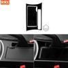 BDO1 For Mazda 3 Axela 2010-2013 Mazdaspeed 3 Center Console Water Cup Holder Panel Sticker Piano Black Car Interior Accessories