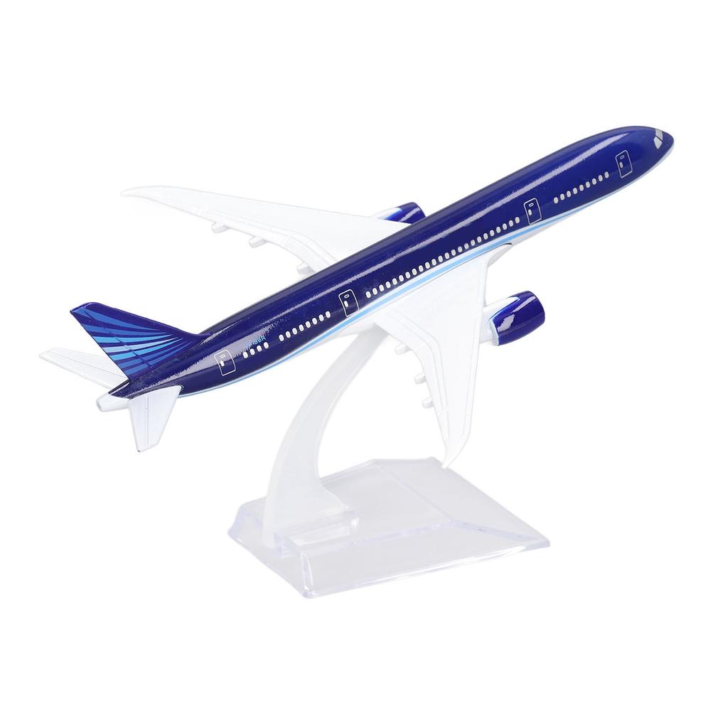 1:400 Литая модель авиалайнера 787 из сплава, имитирующая модель пассажирского самолета со стендом, украшение для дома