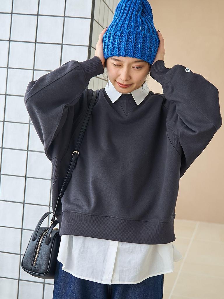 Толстовка флисовая реглан Cohen PENNEYS на заказ, 76206000025, 0300, КИПЕННО-БЕЛАЯ (03), СВОБОДНО