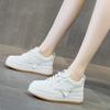 Leather White Shoes Women's New Autumn and Winter Platform Muffin Small Sports Clunky Casual Board Shoes Fashion