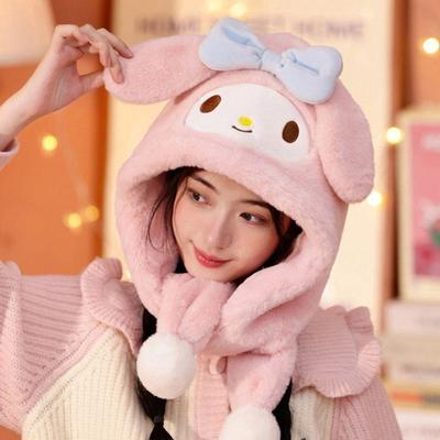 Зимняя защита от холода шапка для лица My Melody 1 шт. теплая меховая шапка