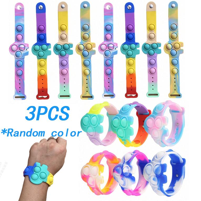 1/5 шт. - Браслеты Pop Bubble Детская сенсорная игрушка-непоседа Подарок Детские сувениры для вечеринки по случаю дня рождения Наполнитель для пиньяты в пакет с подарками Снятие стресса
