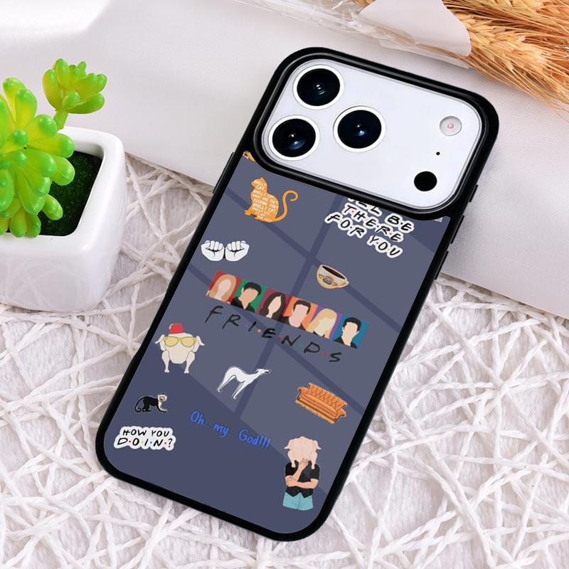 Central Perk Coffee Friends TV Phone Case for iPhone 17 Air 16 15 11 12 14 13 Pro Max Shockproof Cover