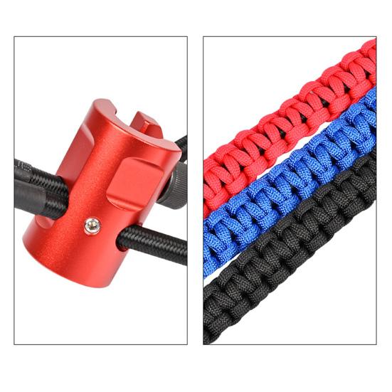Ремень для стрельбы из лука, регулируемый, быстросъемный, нейлоновый, плетеный, ремешок на запястье, веревка для охоты на открытом воздухе
