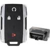 Key Fob Replacement For 2014- Chevrolet Silverado & GMC Sierra/ 15-21 Chevy Colorado &GMC Canyon Car Keyless Entry Remote Control, M3N-32337100, 4