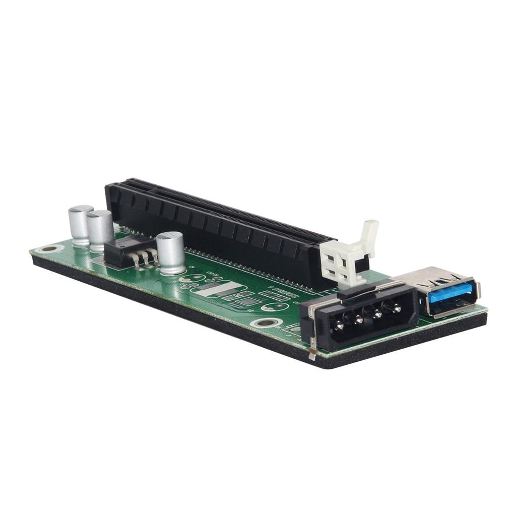 Райзер PCIE 60 см 23,6 дюйма USB 3.0 Удлинитель PCIe 1X 16X PCIE на Serial SATA Кабель питания для майнера биткоинов006