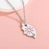 3pcs Creative Best Friend  Necklace Pizza Shape Cartoon Pendant Necklace  Children