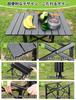 Folding Camping Table Latest Improved Load Capacity Outdoor Table Made of Aluminum Alloy Ultra Light Easy Assembly In 1 Camping Table Wood Style Roll