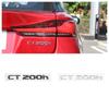 DFW5  3D Chrome Glossy Black ABS CT200h HYBRID Emblem for LEXUS Car Trunk Trunk Rear Logo Sticker