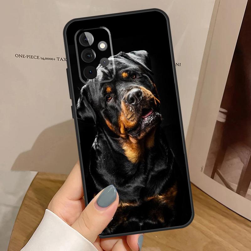 Чехол для Samsung Galaxy A53 A33 A13 A23 A15 A25 A35 A55 A51 A71 A12 A32 A52 A14 A34 A54 с изображением ротвейлера