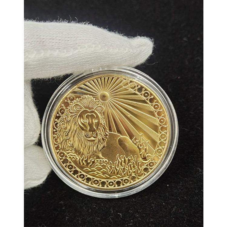 Двенадцать памятных медалей «Созвездие» Золотые монеты «Зубная фея» 12 поделок по знаку зодиака Европейские и американские монеты Монеты «Созвездие счастливого стража»