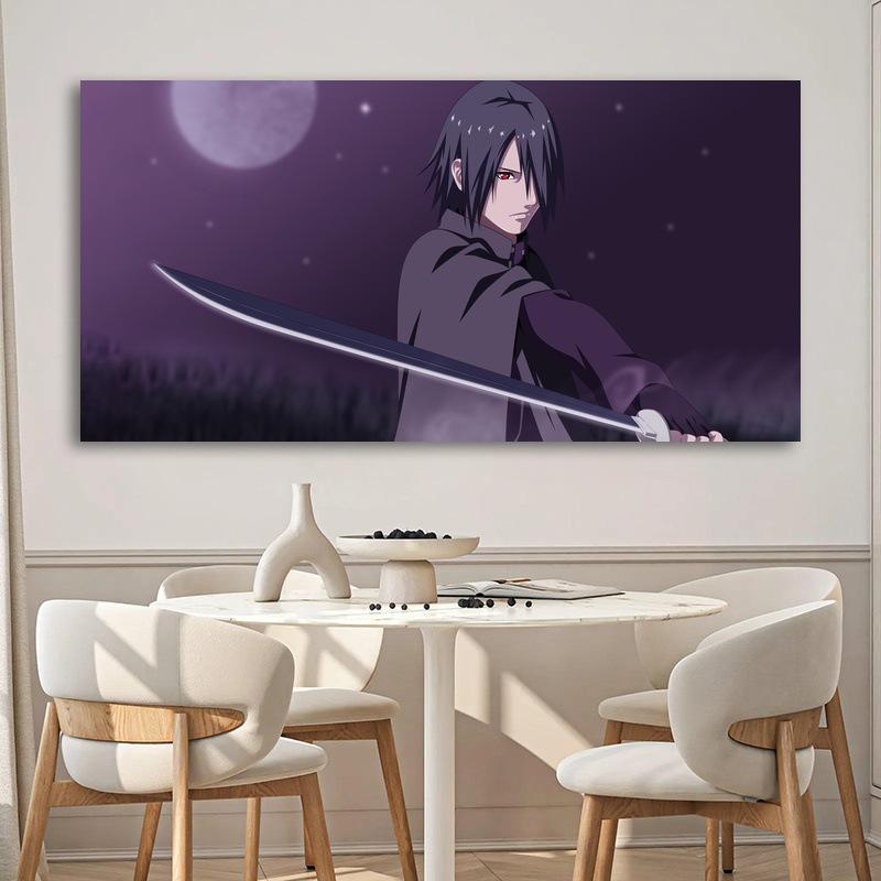 High-Definition Naruto & Boruto Self-Adhesive Wall Sticker - Easy Install for Dorms & Bedrooms